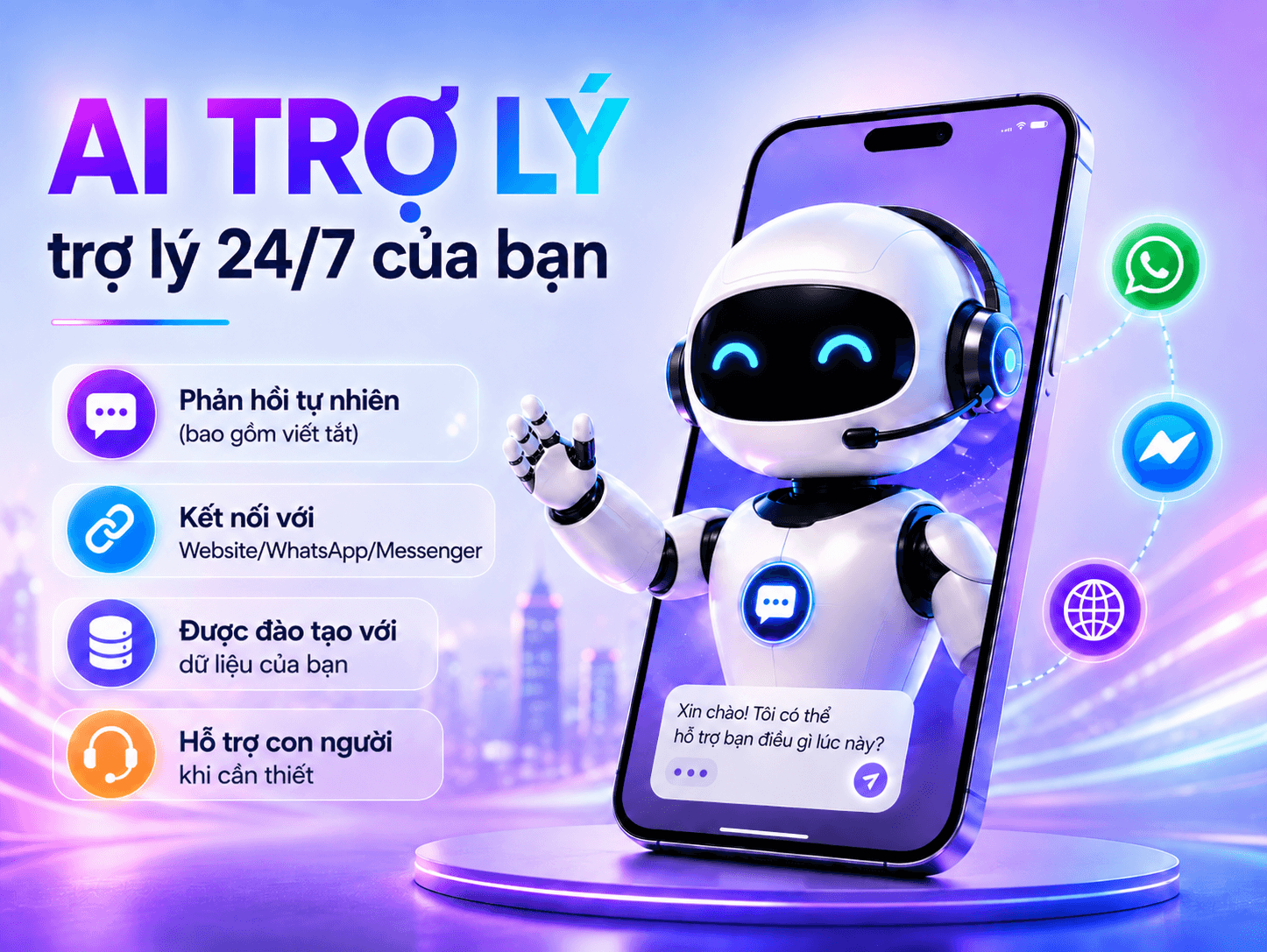 AI Agent - trợ lý làm thay bạn 24/7